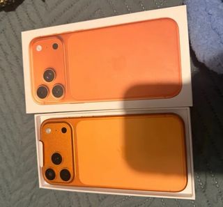 iPhone 17 promax (Azul Marino, Naranja, Plata)