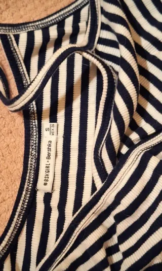 Mono corto Bershka rayas