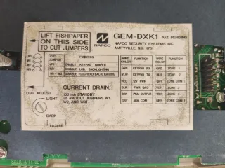 Central de Alarma Napco GEM-P3200