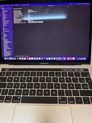 MacBook Pro 13 Plata, táctil