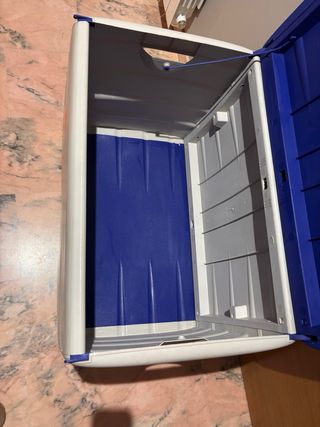 Baúl de resina infantil con pájaros