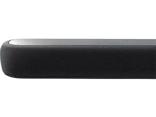 Barra de sonido y subwoofer negro