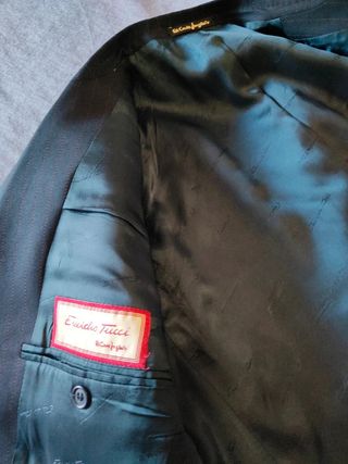 (SOLO por envío) Americana Emidio Tucci negro