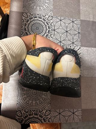 Jordan Zapatillas Blancas y Amarillas