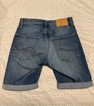 Vaqueros cortos Jack & Jones azules