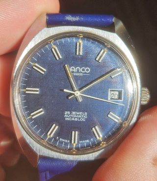 Reloj Lanco Automático AS2063 Esfera Azul