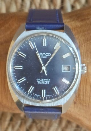 Reloj Lanco Automático AS2063 Esfera Azul