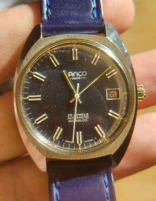 Reloj Lanco Automático AS2063 Esfera Azul