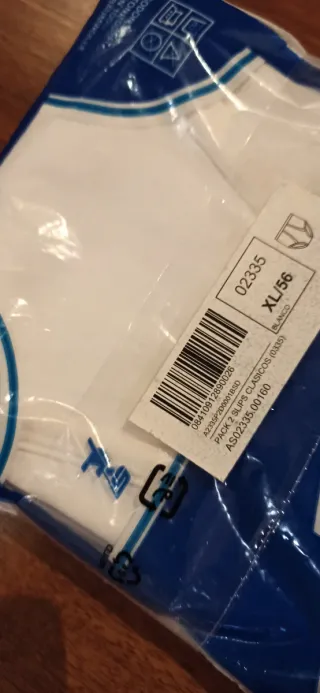 Pack 2 Calzoncillos Abanderado Clásicos XL Blancos