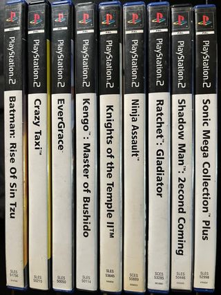 Juegos PS2 18€/unidad