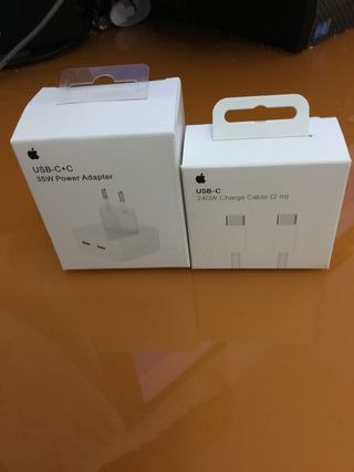 Apple Cargador USB-C 35W y Cable USB-C 2m 240W