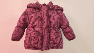 Abrigo Versace Niña Rosa/Morado