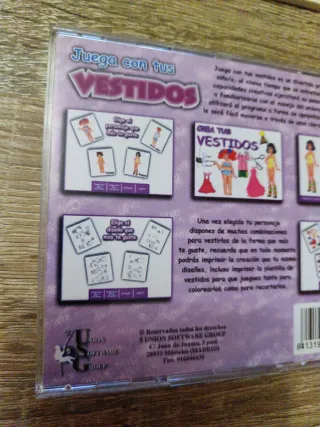 CD Rom Juega con tus Vestidos