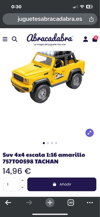 Coche todoterreno Geländewagen con luces y sonido