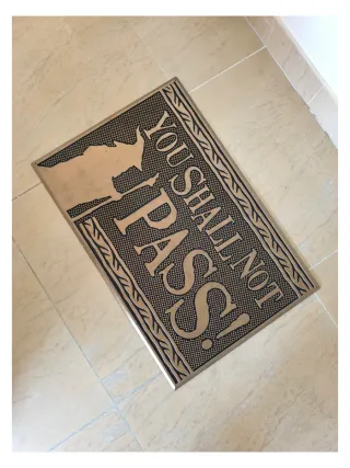 Felpudo Gandalf: "You Shall Not Pass"