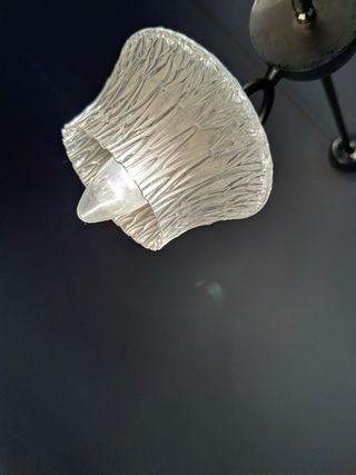 Lámpara colgante de cristal