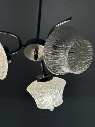 Lámpara colgante de cristal