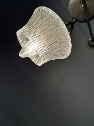 Lámpara colgante de cristal