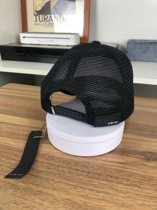 Gorra AMIRI original negra trucker | Nueva