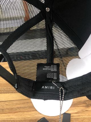 Gorra AMIRI original negra trucker | Nueva