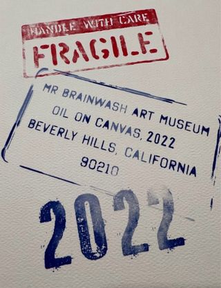 Impresión digital de Mr. Brainwash basado e Banksy