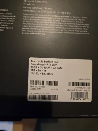 Microsoft Surface Pro 2025 ultimo modelo