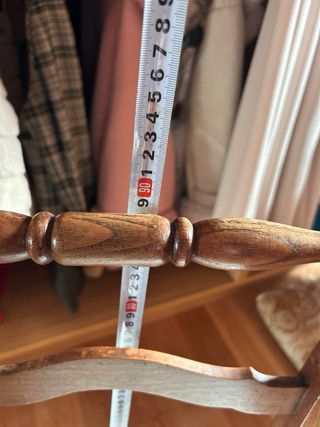 Silla de madera tapizada. Acepto ofertas.