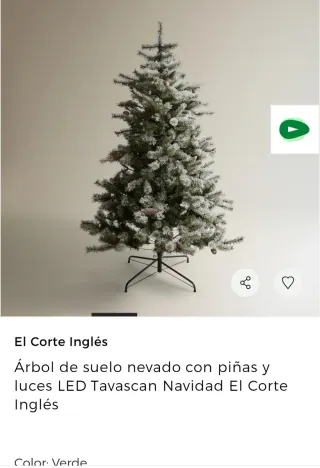 Árbol de Navidad Tavascan El Corte Inglés