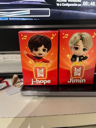 Muñecos BTS McDonald's Tiny Tan