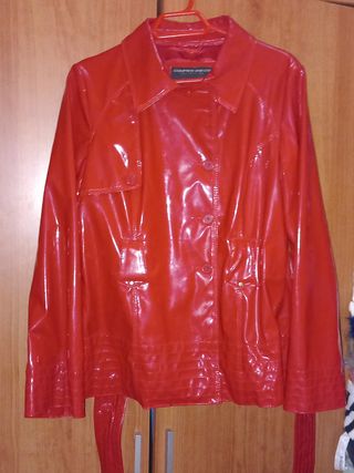 Chaqueta impermeable XL roja Company and