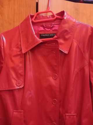 Chaqueta impermeable XL roja Company and