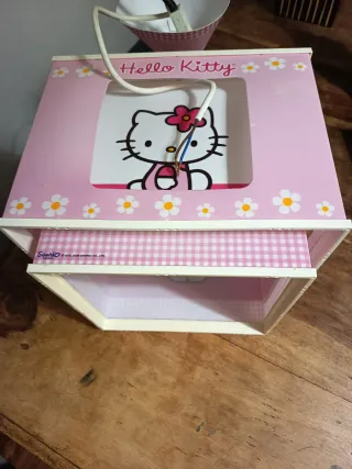 Lámpara Escritorio Hello Kitty Rosa