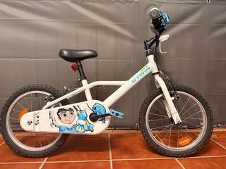 Bicicleta infantil Btwin 14 pulgadas.