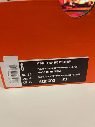 Nike Pegasus Premium Mujer Rosa/Rojo