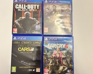 Pack 4 Videojuegos Ps4