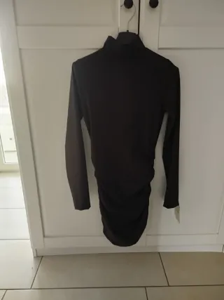 Vestito aderente marrone