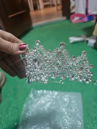 Tiara Corona Joyas Cabello Mujer