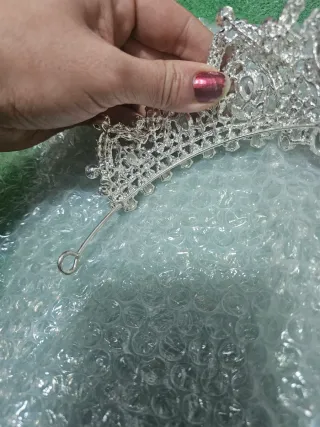 Tiara Corona Joyas Cabello Mujer