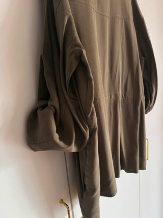 Sobrecamisa Zara Verde Talla L