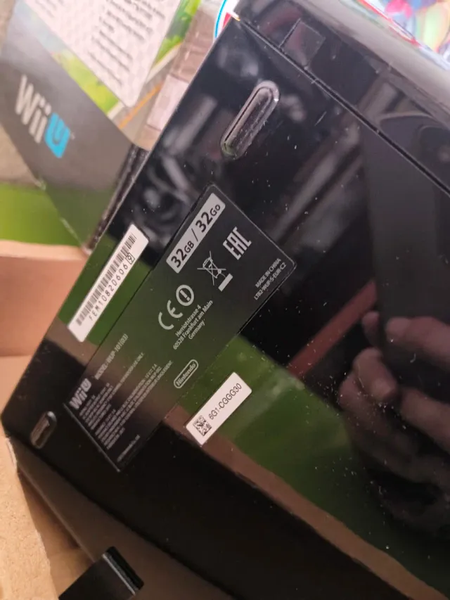 Consola Wii U Negra y juegos