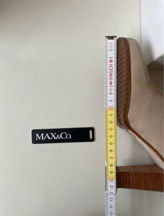 Stivali Max&Co. scamosciati beige n. 38