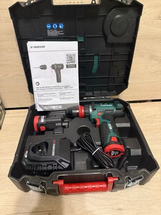 PARKSIDE 12V Set Atornilladora Recargable