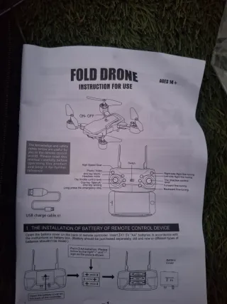 Dron Negro Casi Nuevo