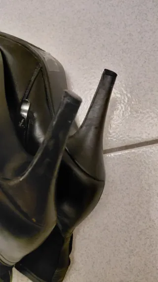 Stivaletti similpelle neri