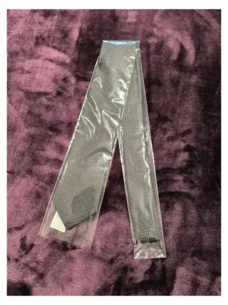 Corbata negra con puntos blancos Cortefiel