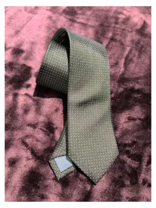 Corbata negra con puntos blancos Cortefiel