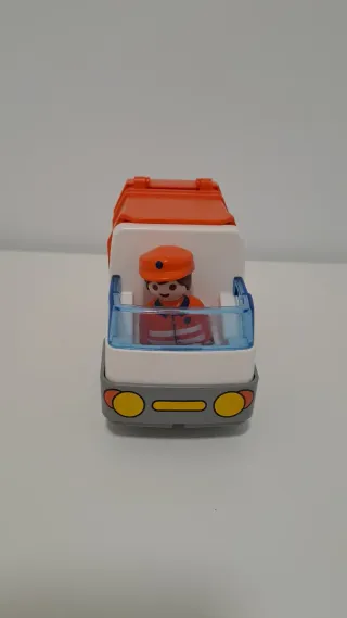 Lote juguetes Playmobil: Camión, Excavadora Cohete