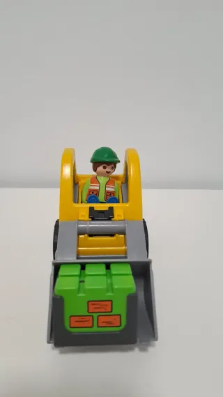 Lote juguetes Playmobil: Camión, Excavadora Cohete