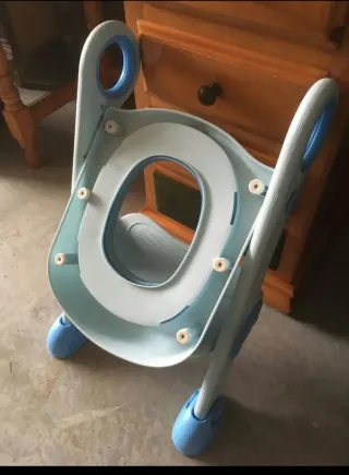 Adaptador WC Niños Escalón Azul
