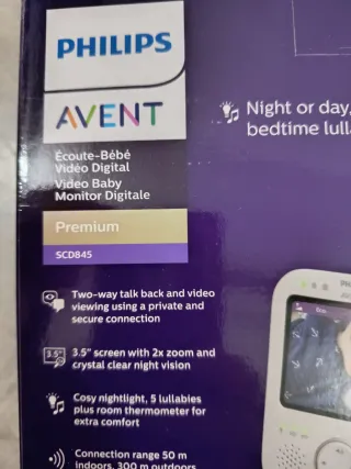 Vigilabebés Philips Avent Digital Premium SCD 845